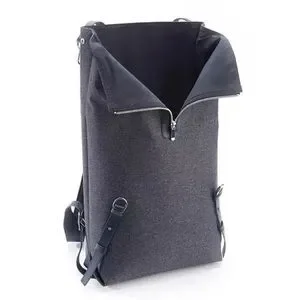 ROYCE LEATHER Backpack Mixed-Media Leather and Canvas ROYCE New York | Bags | Royce Leather Backpack Mixedmedia  main image 2
